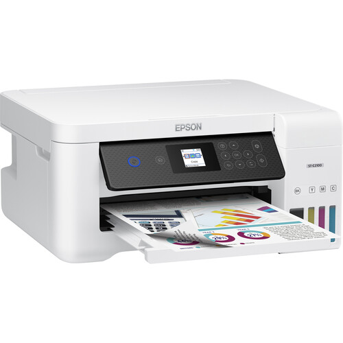 Epson WorkForce ST ST-C2100 Wireless Inkjet Multifunction Printer - Color - Copier/Printer/Scanner -...