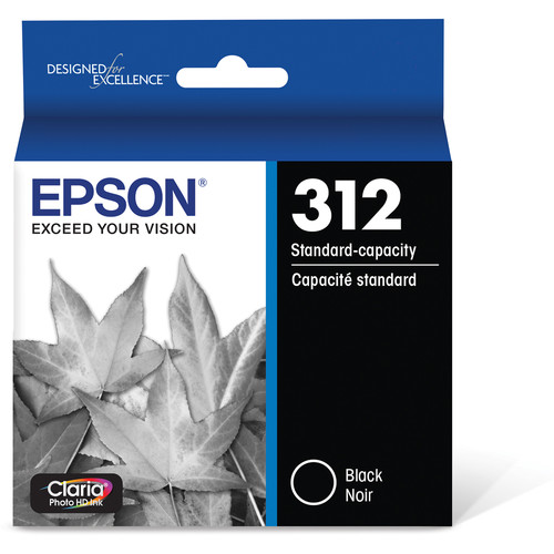 EPSON T312 CLARA STANDARD CAPACITY BLANK INK CARTRIDGE W/ SENSORMATIC